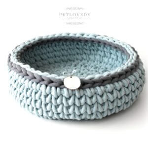 Cat Baskets - Dog Cat Bed Made Of Sustainable Cotton Yarn
