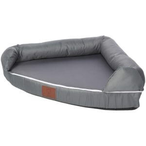 Cosy Corner Couch Bed, Grey / Large