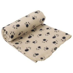 Extra Large Soft Cosy Warm Fleece Pet Dog Cat Animal Blanket, Cream