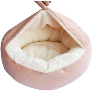 Cat Bed Comfortable Round Dog Bed Soft Pet Bed XZ025 (48 * 20, Pink)