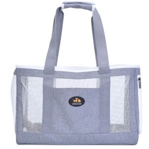 Cat Carriers Dog Carrier Portable Pet Carrier Breathable Mesh Carrier Bag for Small Medium Cats Dogs Puppies Collapsible Puppy Carrier,model:Grey