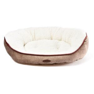 Large Memory Foam Pet Bed Taupe - Brown - Charles Bentley