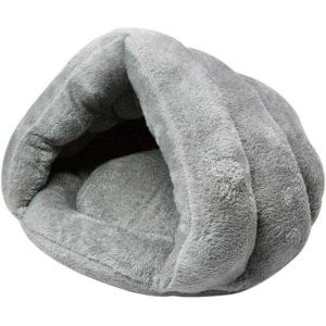 Pet Nest Cat Bed Dog and Cat Nest Dog and Cat Cushion Gray L