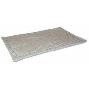 Plush Soft Reversable Washable Dog Cat Pet Mat Cushion Bed- Lrg - Grey - Charles Bentley