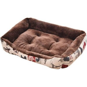 Self-Warming Cat Bed Pad Dogs Cushion Bed Soft Comfortable All Season Washable Cat Bed Mat for Indoor Cats Dogs,model:Coffee Type 4