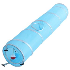 Agility workout tunnel for dogs 118 * 17cm (blue)