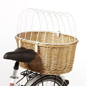 Aumüller Bicycle Basket with Protective Wire - 53 x 35 x 43 cm (L x W x H)