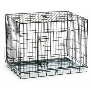 Dog Crate 78x55x61 cm Black 715802 - Black - Beeztees