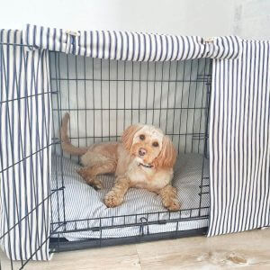 Dog Crate Cover - Made-To-Measure Stripes Various Colours