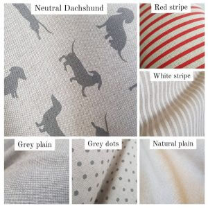 Made-To-Measure Dog Crate Cover - Neutral Linen Look Designs