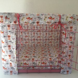 Made To Measure Dog Crate/Cage Cover/ Pet Bed/ Bed Dog/ Puppy Training Crate/Dog Cover