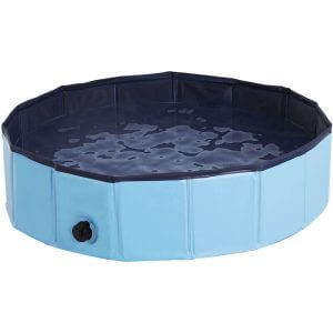 Pet Pool Swimming Cat Puppy Dog Indoor / Outdoor Foldable 80 cm Diameter - Pawhut