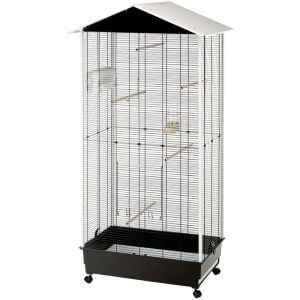 Ferplast - Bird Cage and Aviary with Roof Nota Plastic 56115423 White