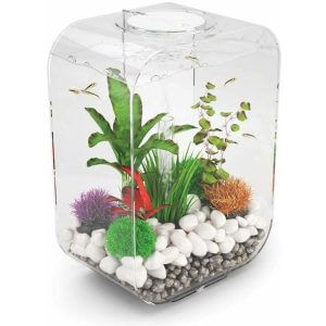 Life 15L Clear Aquarium Fish Tank with Multi Colour led Lighting and Heater Pack - Biorb