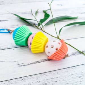Small Bird Toy, Budgie Cockatiel Ball Hanging Pet Parrot Rabbit Small Animal Toy