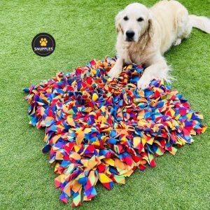 Extra Large 60x60cm Snuffle Mat | Fun Enrichment Activity Dog Puzzle Toy Slow Feeder Scent Work Training & Puppy Gift Ideas